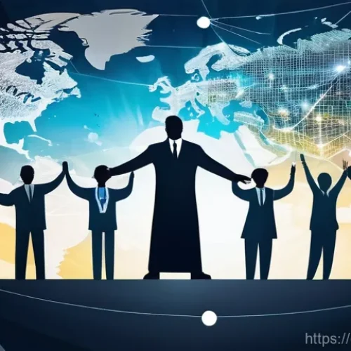 Home 22 국제 인권 NGO 활동 사례 - **"A diverse group of human rights advocates, representing various ethnicities and ages, stand resol...